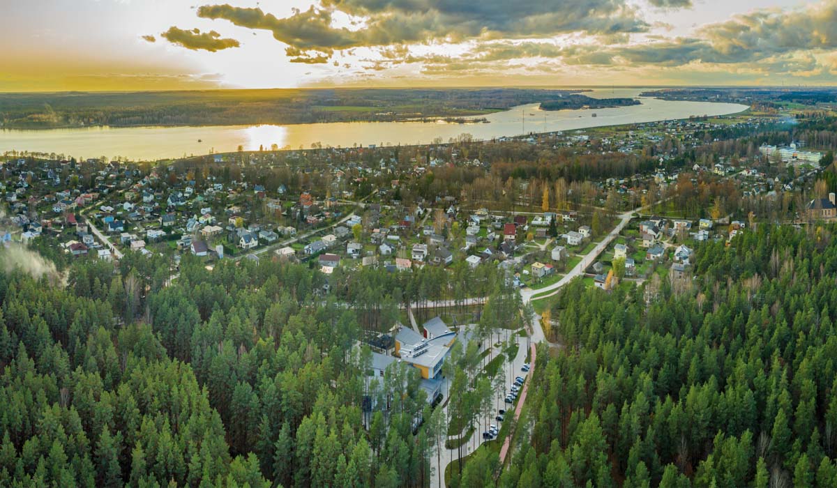 Pilsētas plašā ainava